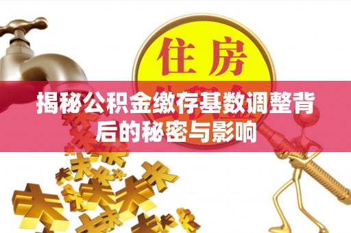 石台揭秘公积金缴存基数调整背后的秘密与影响