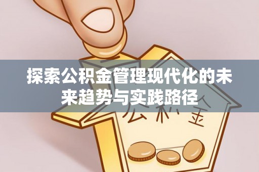 石台探索公积金管理现代化的未来趋势与实践路径