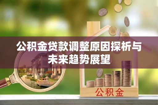 石台公积金贷款调整原因探析与未来趋势展望